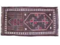 tappeto antico turkmeno, Balutch 73X138 cm